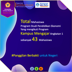 43 Mahasiswa Program Studi Pendidikan Ekonomi FKIP ULM Lolos Program Kampus Mengajar Angakatan 1 Tahun 2021