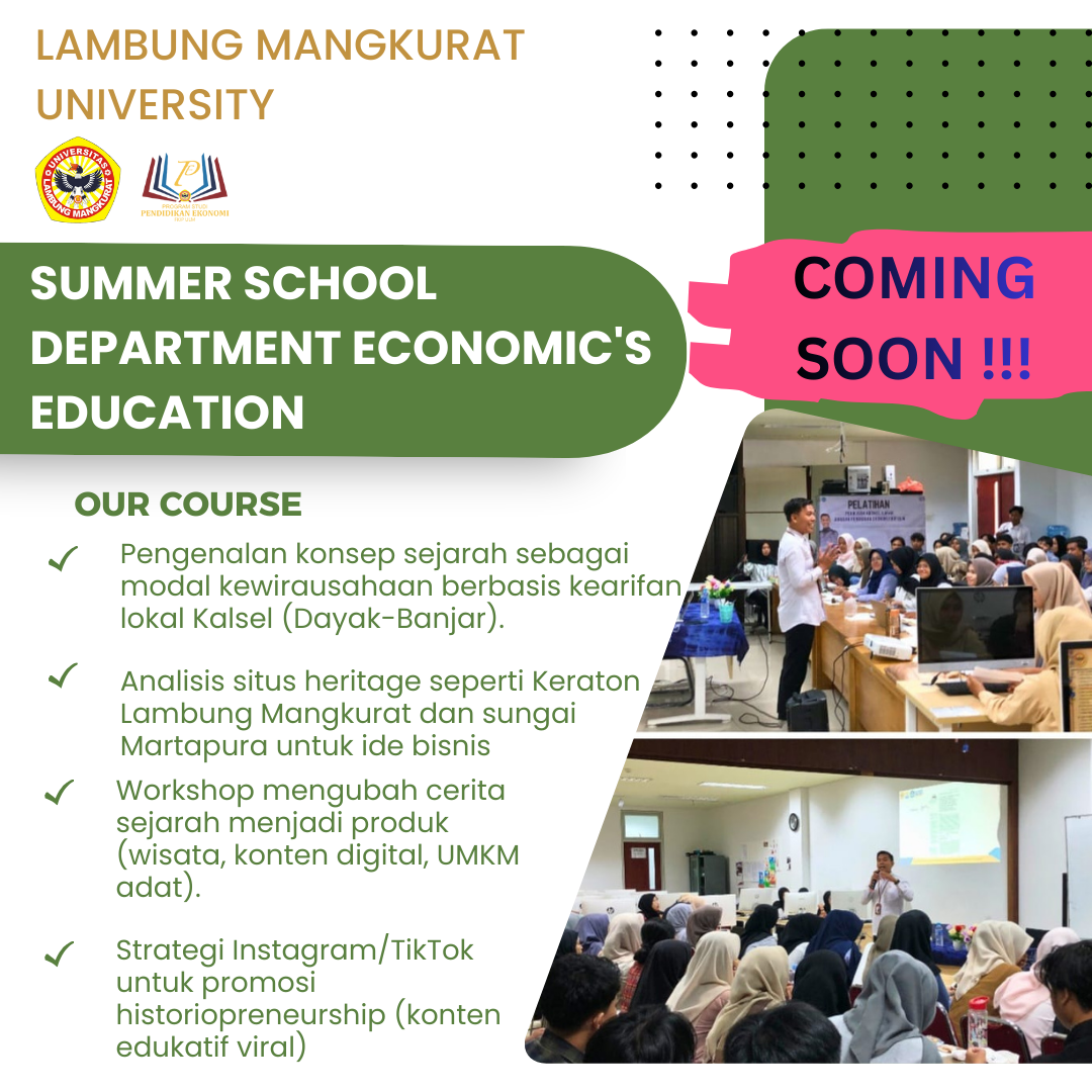 Coming Soon !! Summer School Jurusan Pendidikan Ekonomi 2026