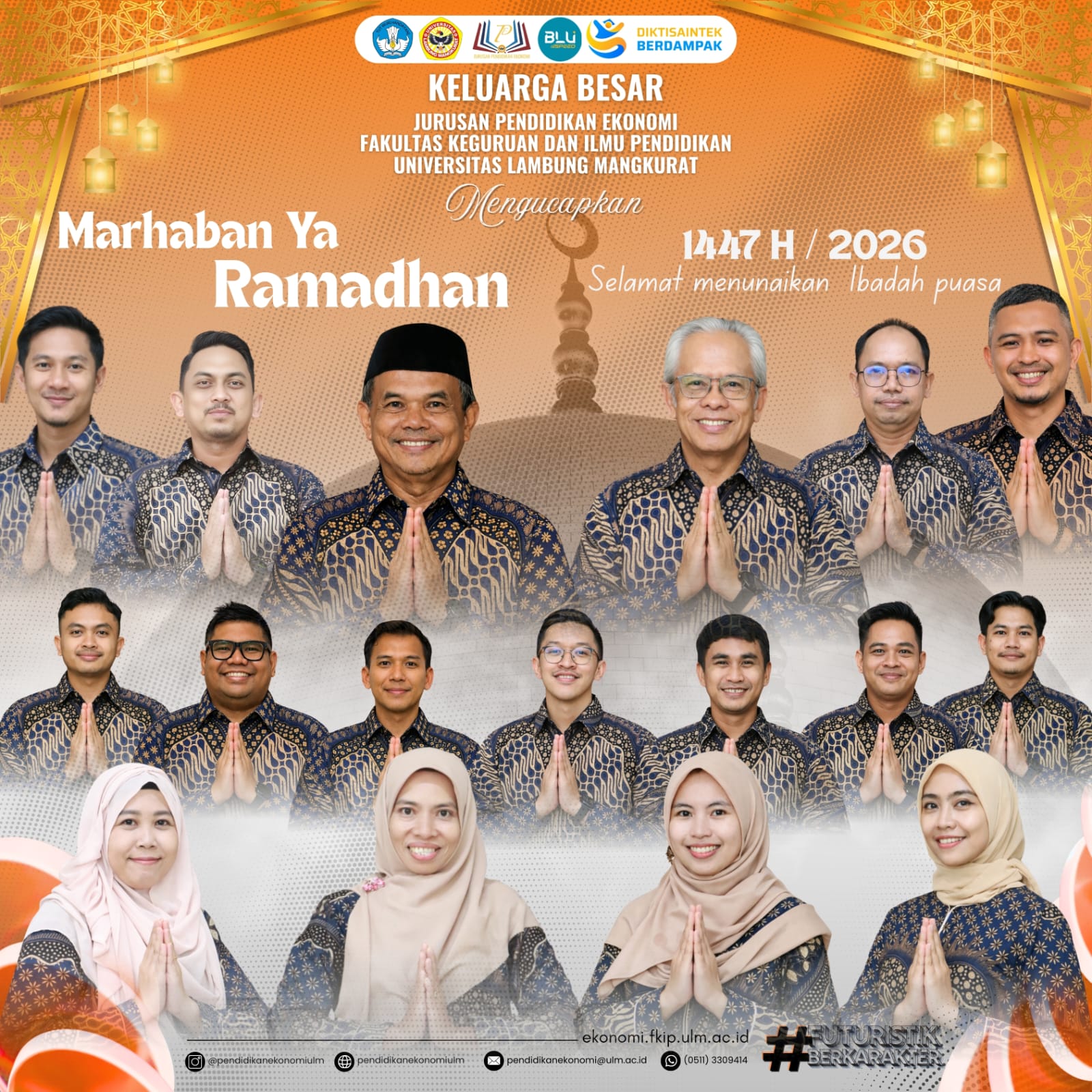 Jurusan Pendidikan Ekonomi Mengucapkan Marhaban ya Ramadhan 2026